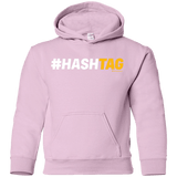 Sweatshirts Light Pink / YS Hashtag Youth Hoodie