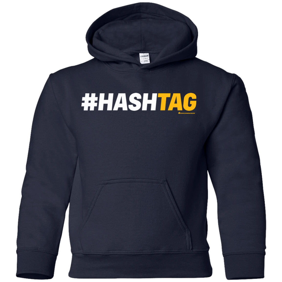 Sweatshirts Navy / YS Hashtag Youth Hoodie