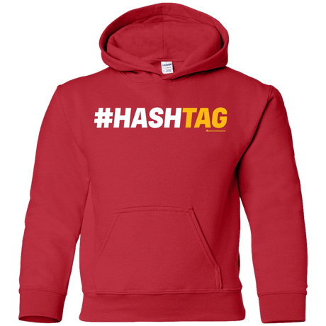 Sweatshirts Red / YS Hashtag Youth Hoodie
