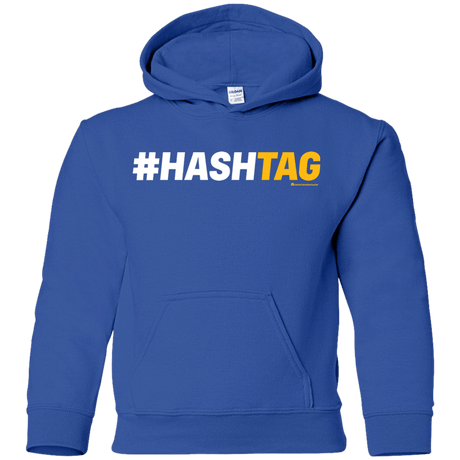 Sweatshirts Royal / YS Hashtag Youth Hoodie