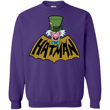 Sweatshirts Purple / S Hatman Crewneck Sweatshirt