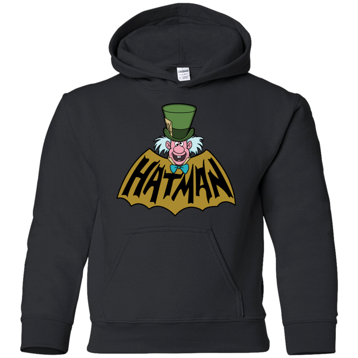Sweatshirts Black / YS Hatman Youth Hoodie