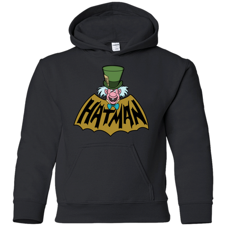 Sweatshirts Black / YS Hatman Youth Hoodie