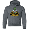 Sweatshirts Dark Heather / YS Hatman Youth Hoodie