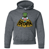 Sweatshirts Dark Heather / YS Hatman Youth Hoodie