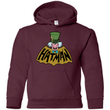 Sweatshirts Maroon / YS Hatman Youth Hoodie