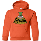 Sweatshirts Orange / YS Hatman Youth Hoodie
