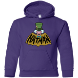 Sweatshirts Purple / YS Hatman Youth Hoodie