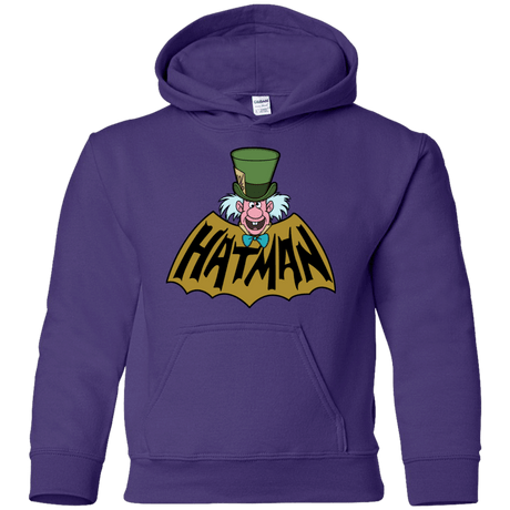 Sweatshirts Purple / YS Hatman Youth Hoodie