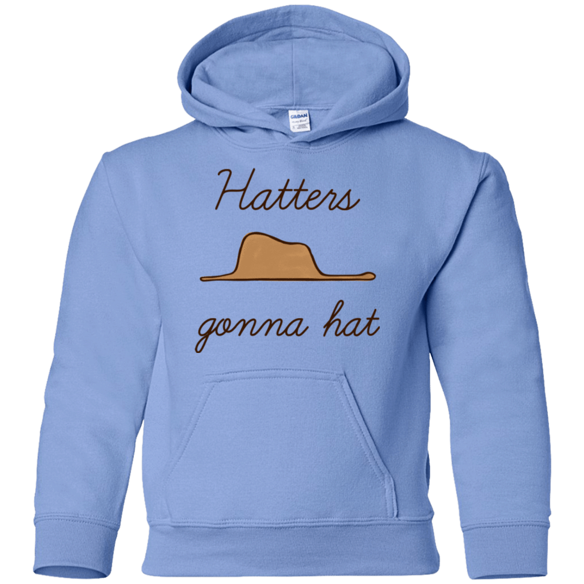 Sweatshirts Carolina Blue / YS Hatters Gonna Hat Youth Hoodie