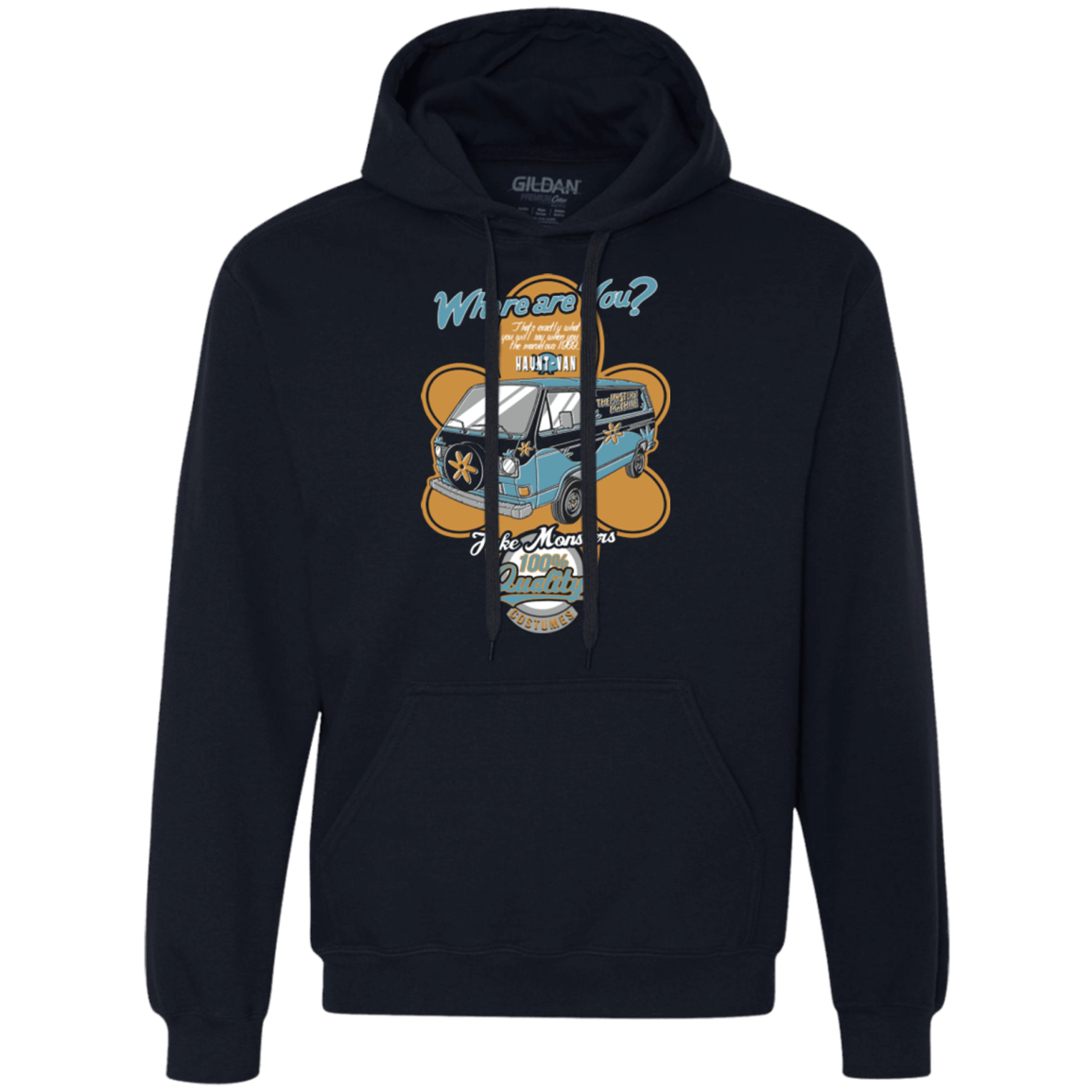 Sweatshirts Navy / Small Haunt Van Premium Fleece Hoodie