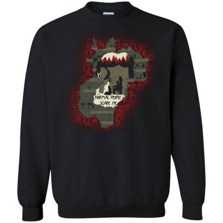Sweatshirts Black / Small Haunted House Crewneck Sweatshirt