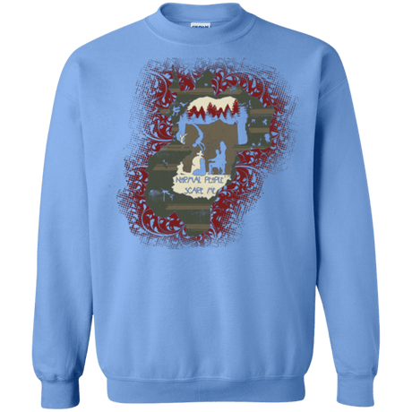 Sweatshirts Carolina Blue / Small Haunted House Crewneck Sweatshirt