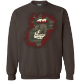 Sweatshirts Dark Chocolate / Small Haunted House Crewneck Sweatshirt