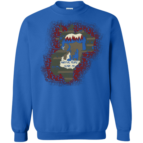 Sweatshirts Royal / Small Haunted House Crewneck Sweatshirt