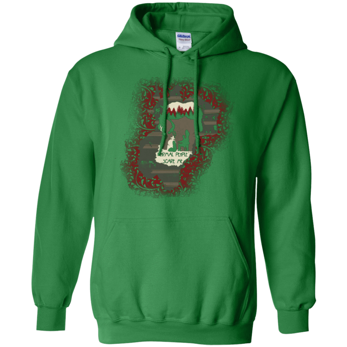Sweatshirts Irish Green / Small Haunted House Pullover Hoodie