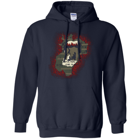 Sweatshirts Navy / Small Haunted House Pullover Hoodie