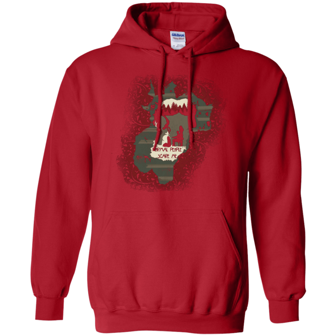 Sweatshirts Red / Small Haunted House Pullover Hoodie