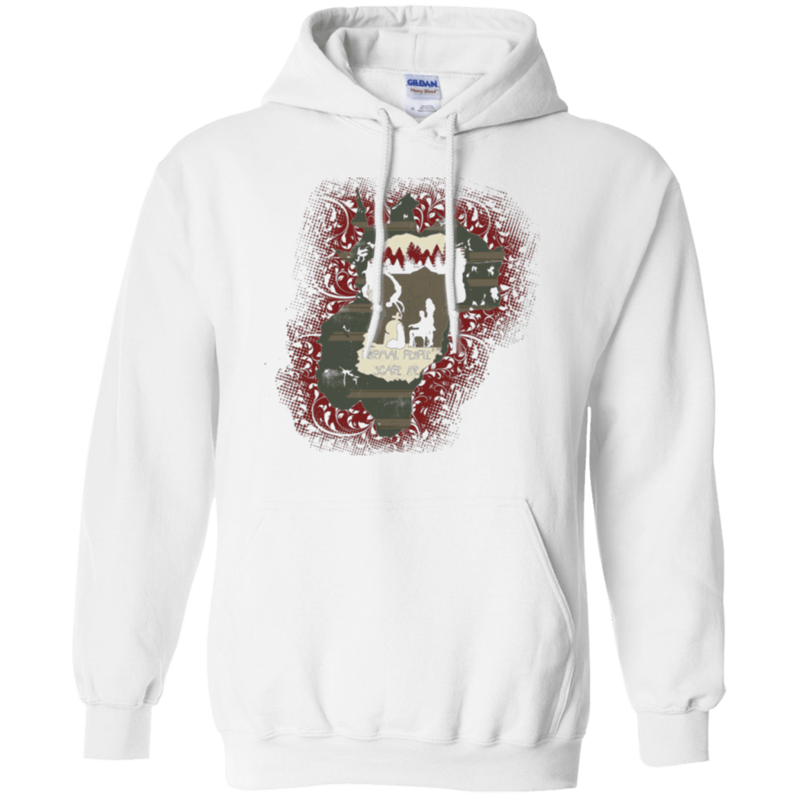 Sweatshirts White / Small Haunted House Pullover Hoodie