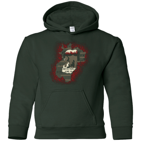 Sweatshirts Forest Green / YS Haunted House Youth Hoodie