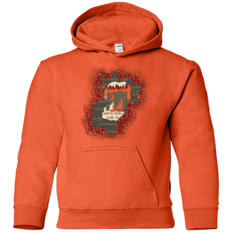 Sweatshirts Orange / YS Haunted House Youth Hoodie