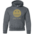 Sweatshirts Dark Heather / YS Have A Day Youth Hoodie