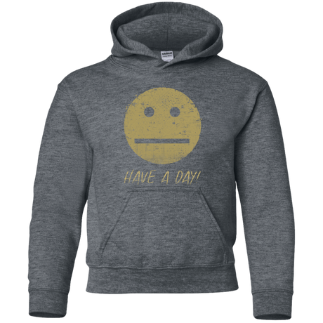 Sweatshirts Dark Heather / YS Have A Day Youth Hoodie