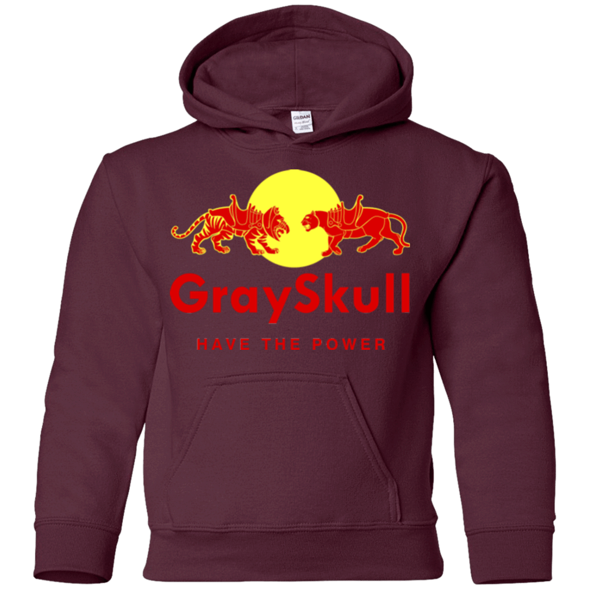 Sweatshirts Maroon / YS Have the power Youth Hoodie