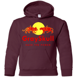 Sweatshirts Maroon / YS Have the power Youth Hoodie