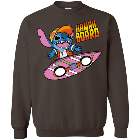 Sweatshirts Dark Chocolate / Small Hawaii Board Crewneck Sweatshirt