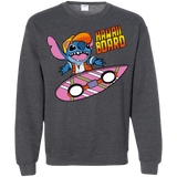 Sweatshirts Dark Heather / Small Hawaii Board Crewneck Sweatshirt