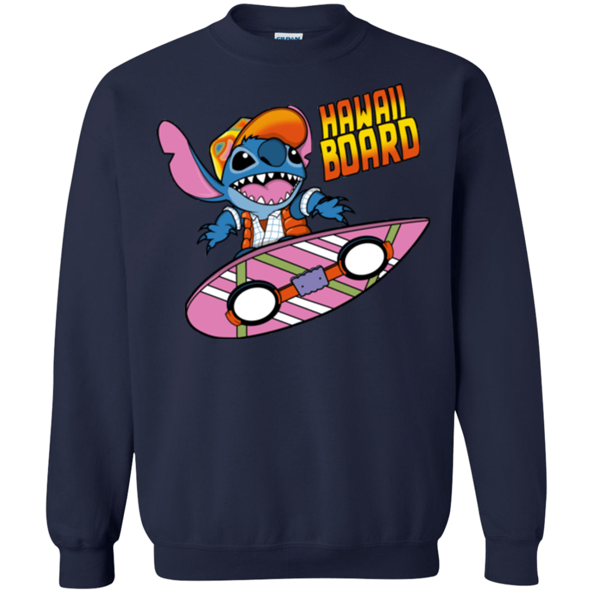 Sweatshirts Navy / Small Hawaii Board Crewneck Sweatshirt