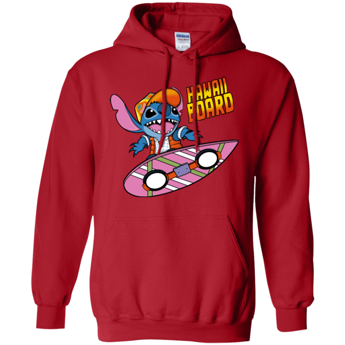 Sweatshirts Red / Small Hawaii Board Pullover Hoodie