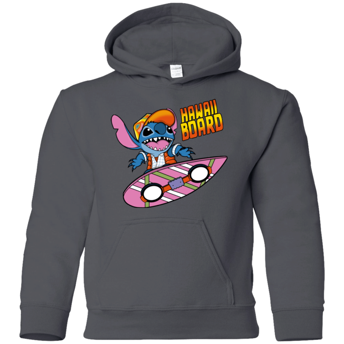 Sweatshirts Charcoal / YS Hawaii Board Youth Hoodie