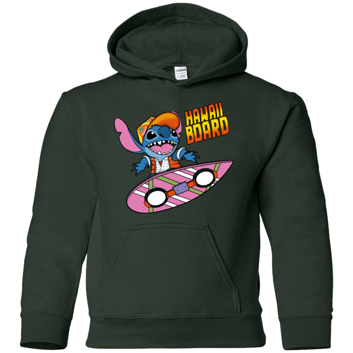 Sweatshirts Forest Green / YS Hawaii Board Youth Hoodie