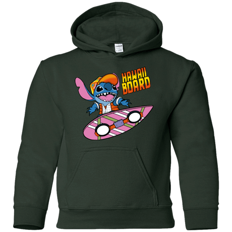 Sweatshirts Forest Green / YS Hawaii Board Youth Hoodie