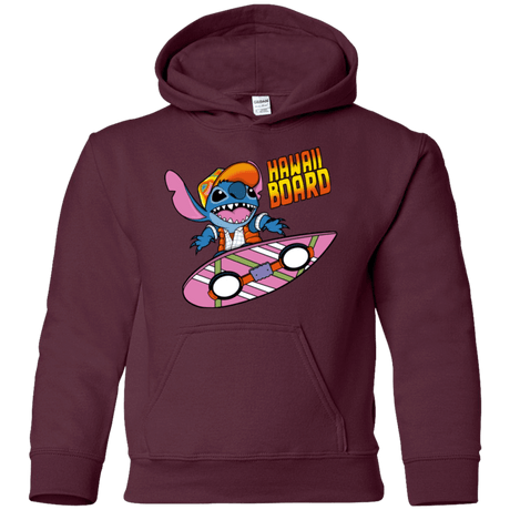 Sweatshirts Maroon / YS Hawaii Board Youth Hoodie