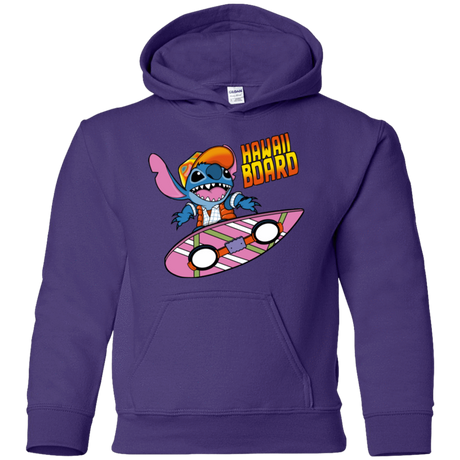 Sweatshirts Purple / YS Hawaii Board Youth Hoodie