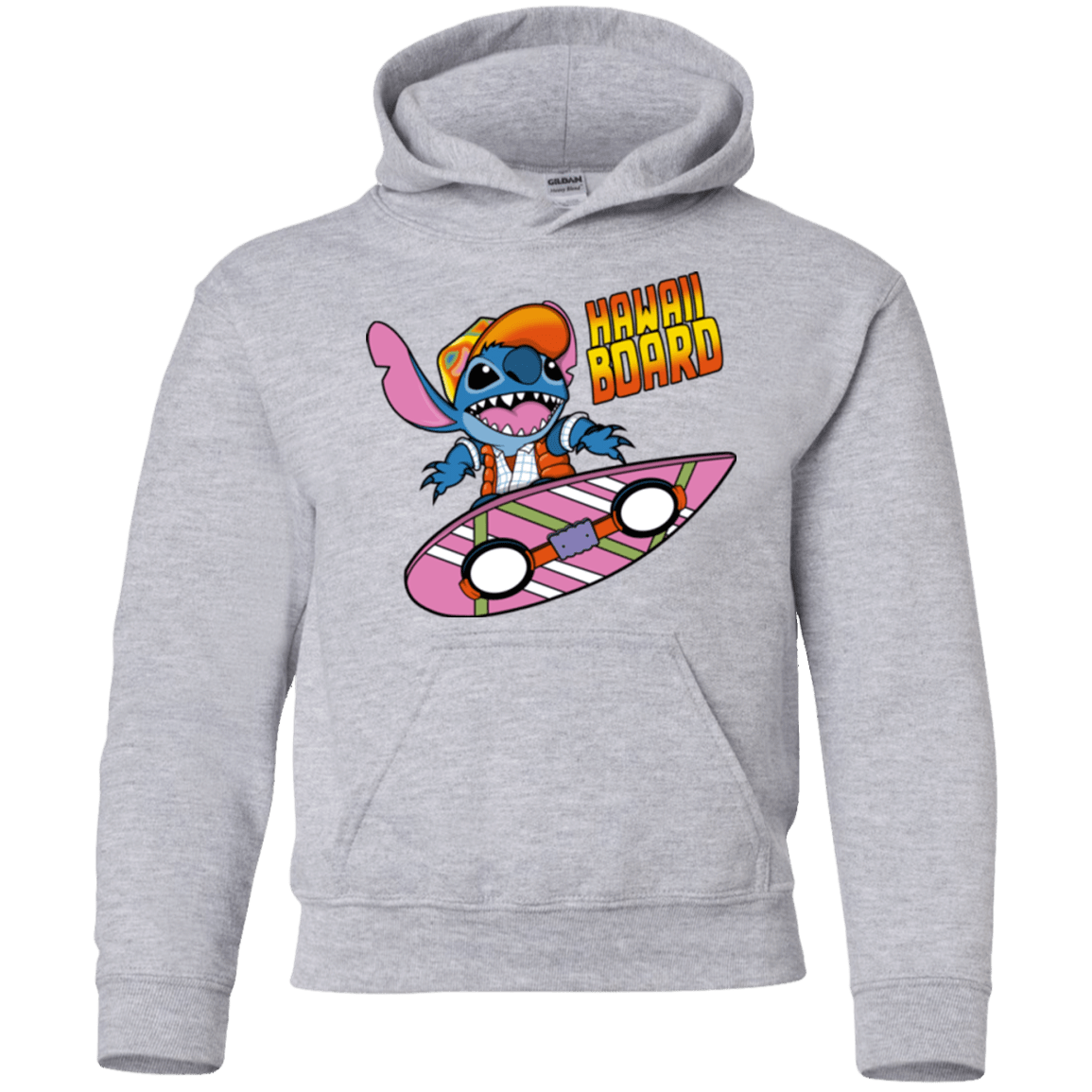 Sweatshirts Sport Grey / YS Hawaii Board Youth Hoodie