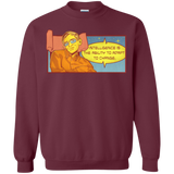Sweatshirts Maroon / S HAWKING intelligance Crewneck Sweatshirt