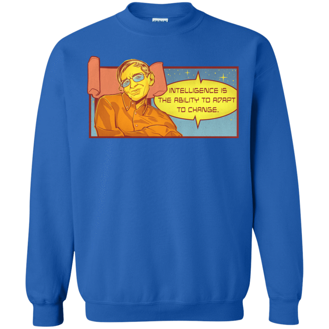Sweatshirts Royal / S HAWKING intelligance Crewneck Sweatshirt