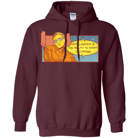 Sweatshirts Maroon / S HAWKING intelligance Hoodie