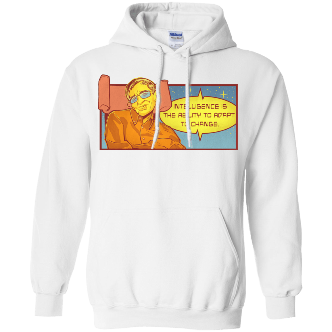 Sweatshirts White / S HAWKING intelligance Hoodie