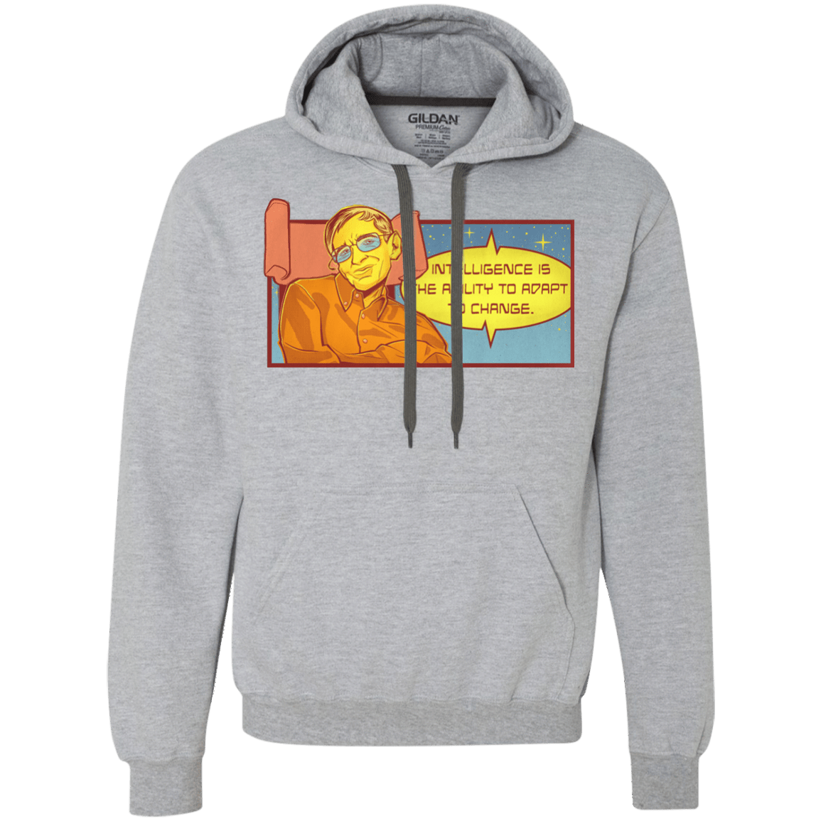 Sweatshirts Sport Grey / S HAWKING intelligance Premium Fleece Hoodie