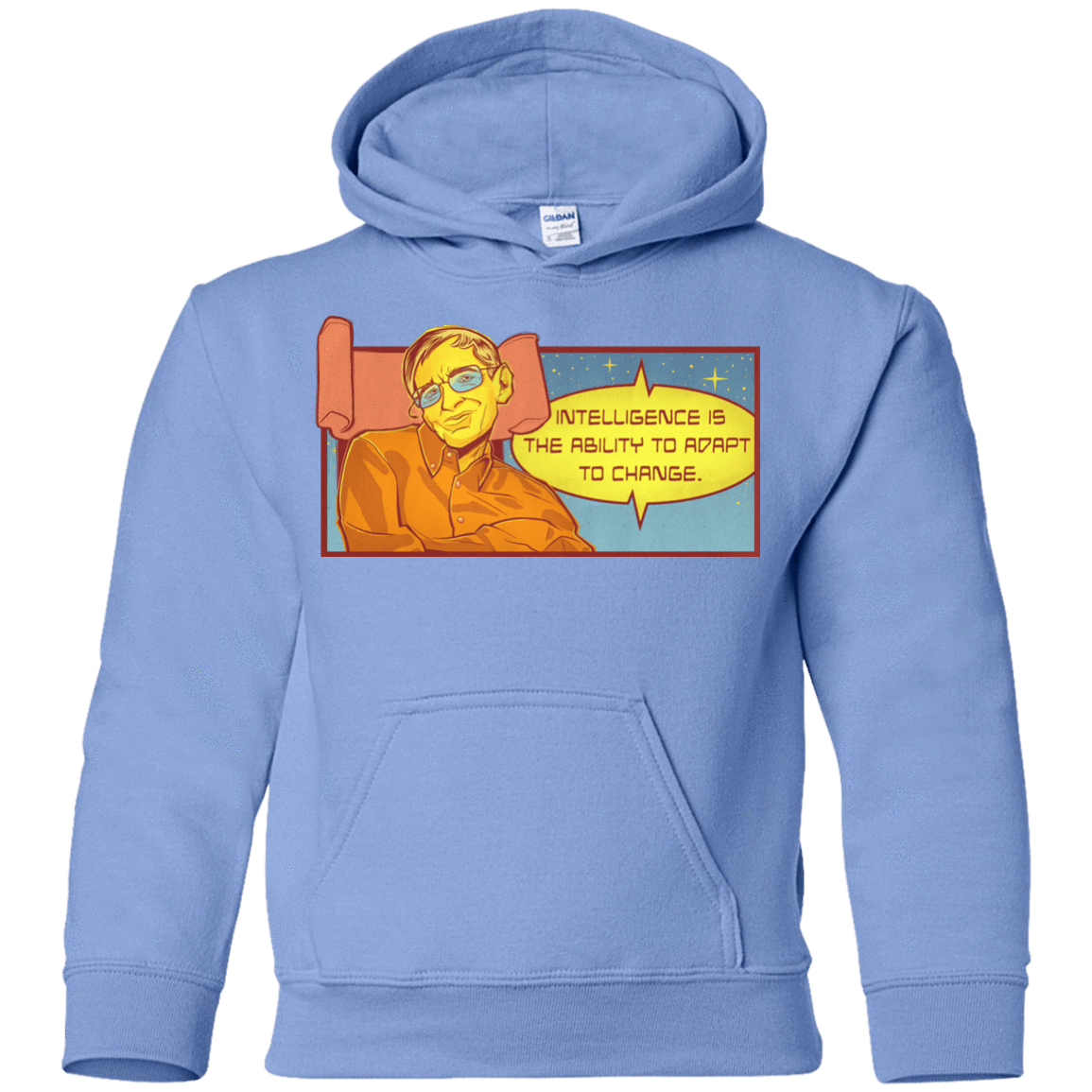 Sweatshirts Carolina Blue / YS HAWKING intelligance Youth Hoodie