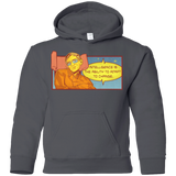 Sweatshirts Charcoal / YS HAWKING intelligance Youth Hoodie