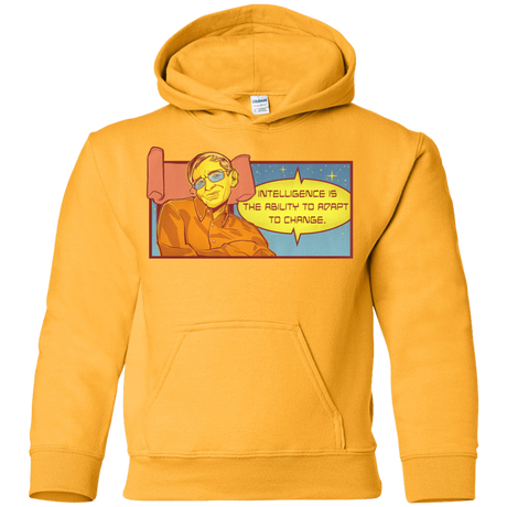 Sweatshirts Gold / YS HAWKING intelligance Youth Hoodie