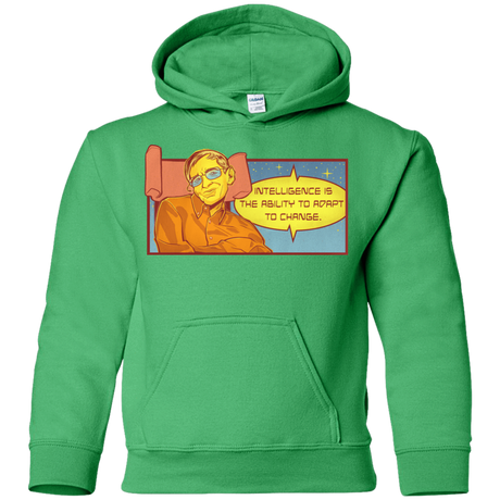 Sweatshirts Irish Green / YS HAWKING intelligance Youth Hoodie