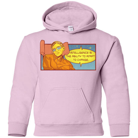 Sweatshirts Light Pink / YS HAWKING intelligance Youth Hoodie