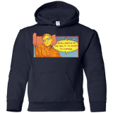 Sweatshirts Navy / YS HAWKING intelligance Youth Hoodie